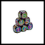 Heavy Rollers D6 Dice Set w/ Magnetic Case