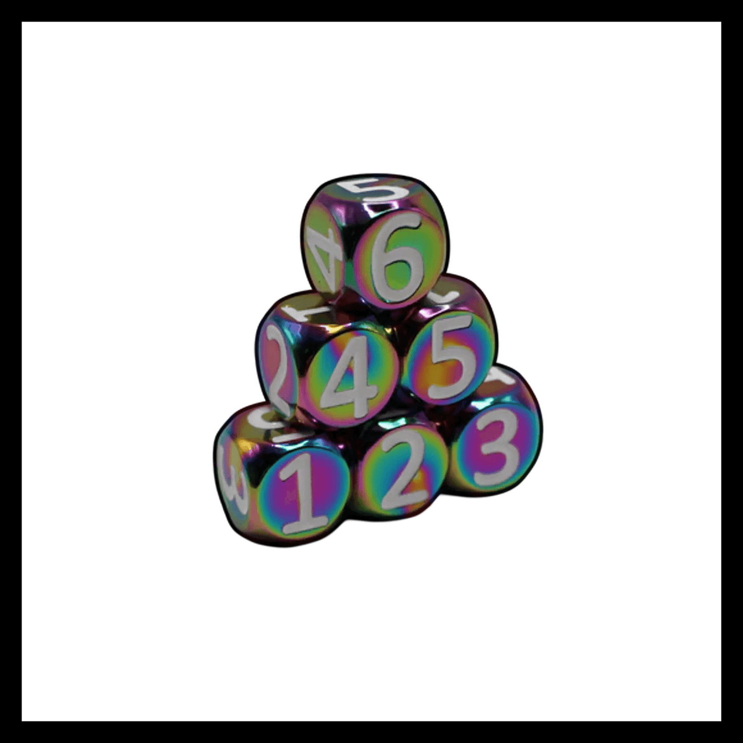 Heavy Rollers D6 Dice Set w/ Magnetic Case