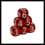 Heavy Rollers Metal D6 Dice w/ Magnetic Case