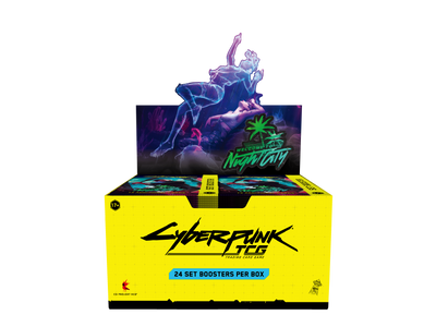 Cyberpunk TCG Retail Booster Box (24 Packs) (Pre Order)