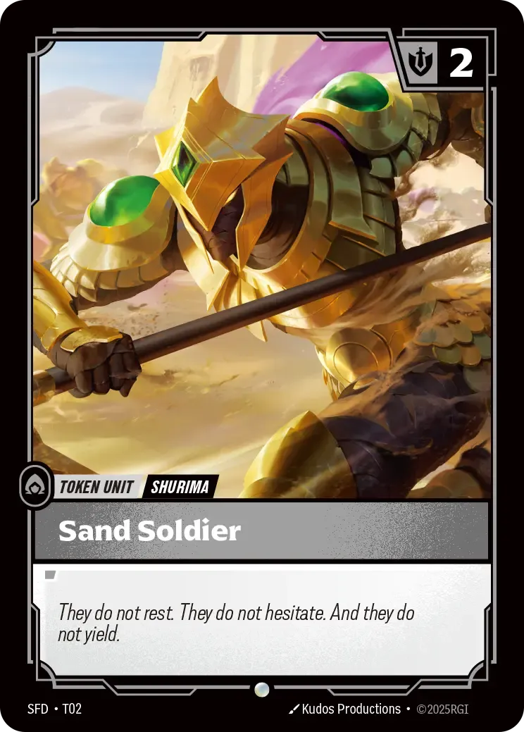 Sand Soldier // Buff Token