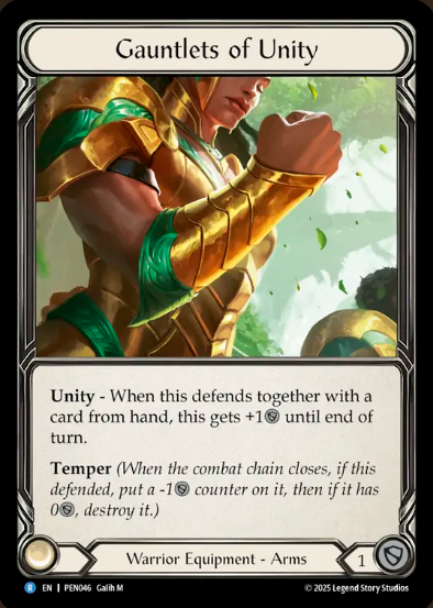 Gauntlets Of Unity Cold Foil