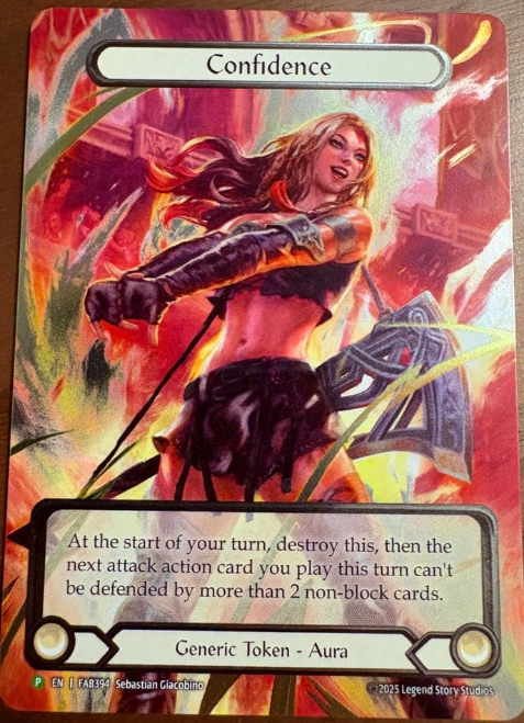Confidence Cold Foil Promo