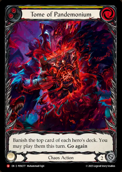 Tome Of Pandemonium (Yellow) Rainbow Foil