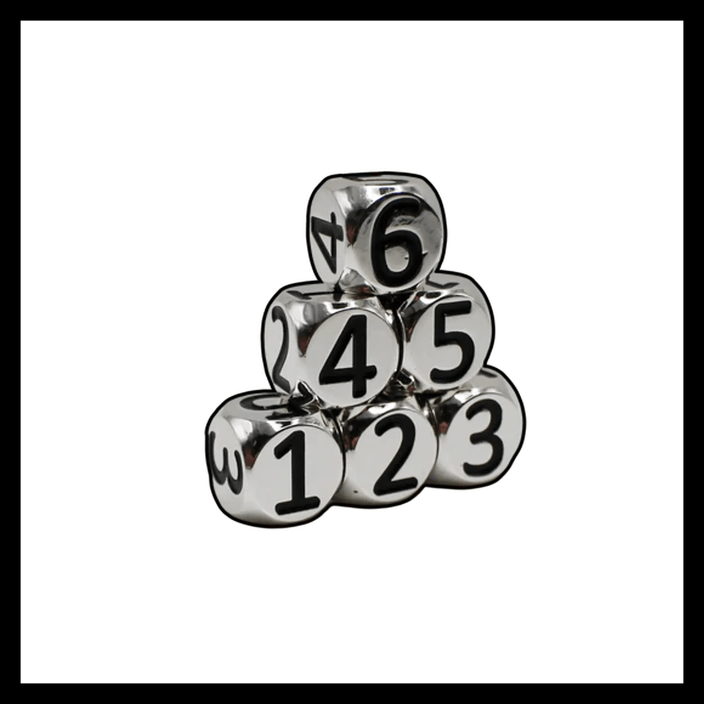Heavy Rollers D6 Dice Set w/ Magnetic Case