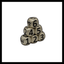 Heavy Rollers D6 Dice Set w/ Magnetic Case