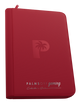 Collector's Series 9 Pocket Zip Binder - Red