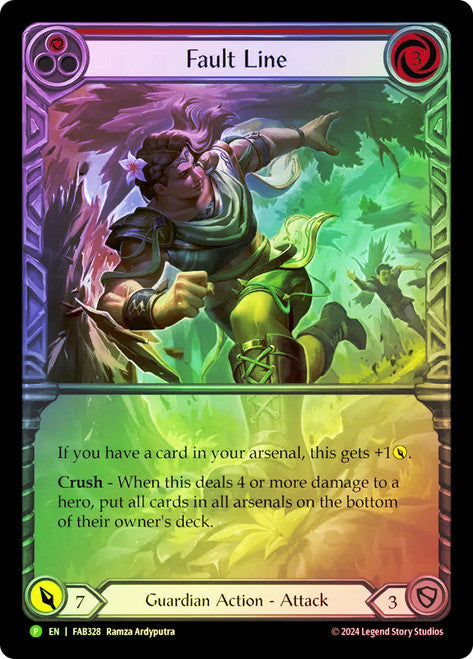 Fault Line Rainbow Foil Promo