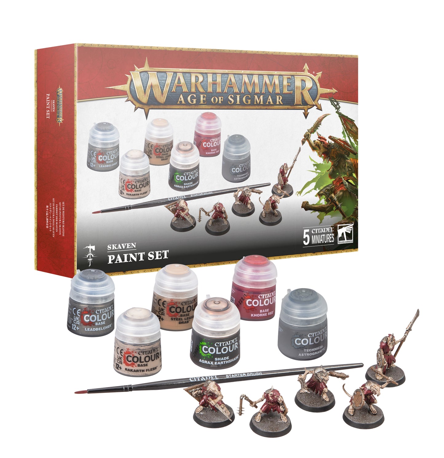 60-09 AOS Skaven + Paint Set