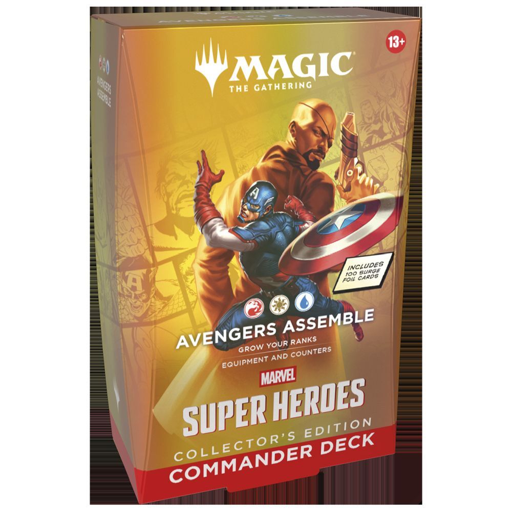 Magic Avengers Assemble Collector's Marvel Super Heroes Commander deck MTG