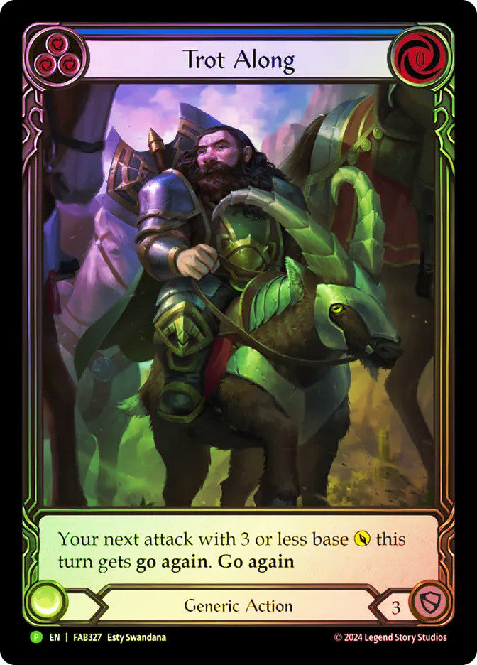 Trot Along  Rainbow Foil Promo