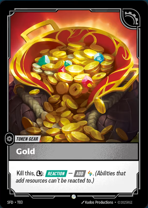 Gold // Buff Token – Fluke & Box