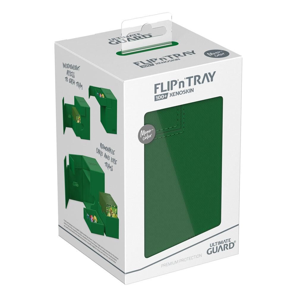 Ultimate Guard Flip'n'Tray 100+ Green Deck Box