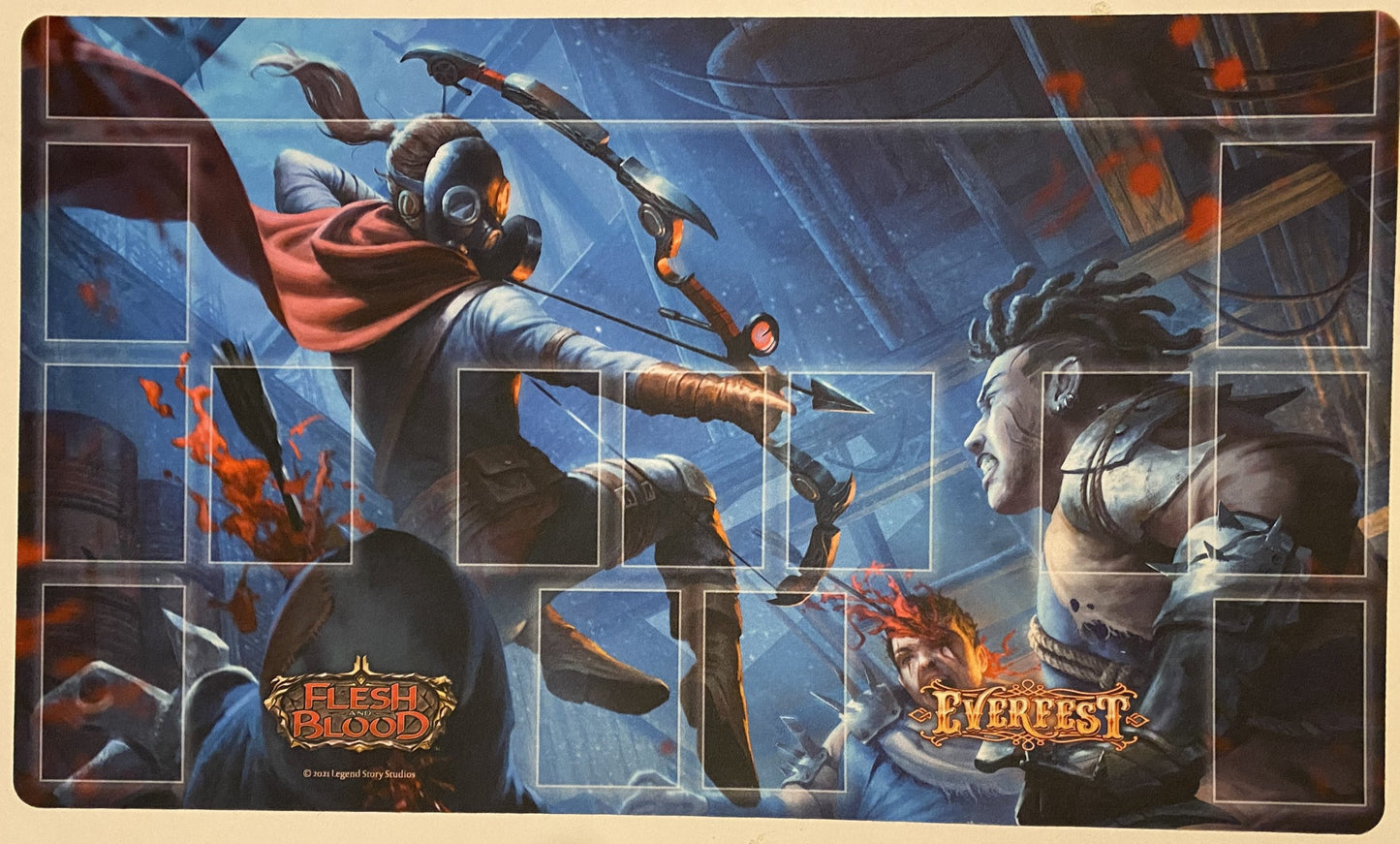 Tri-shot playmat (Dual Arsenal)